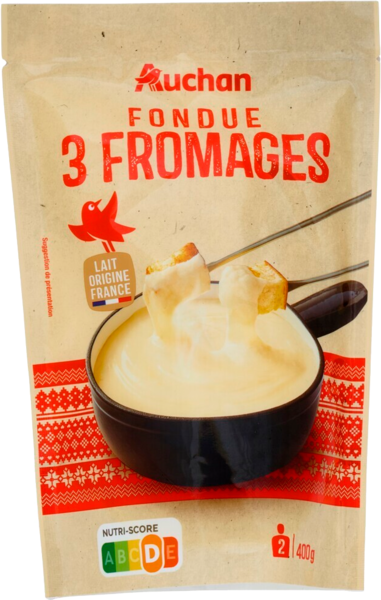  Fondue 3 Fromages Auchan code EAN 3596710542888 