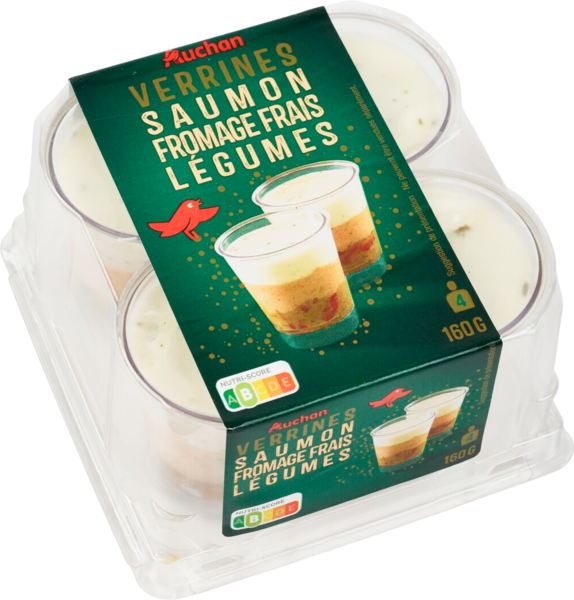  Verrines Apéritives Auchan code EAN 3596710542901 