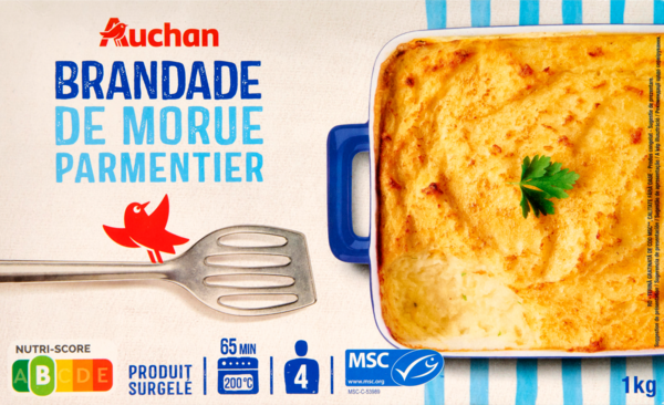 Brandade De Morue Parmentier Auchan