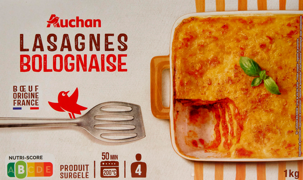 Lasagne Bolognaise Auchan