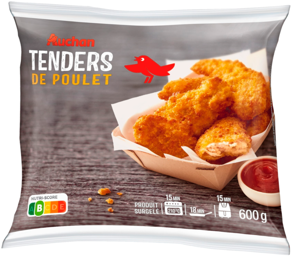  Tenders De Poulet Surgelés Auchan code EAN 3596710548224 
