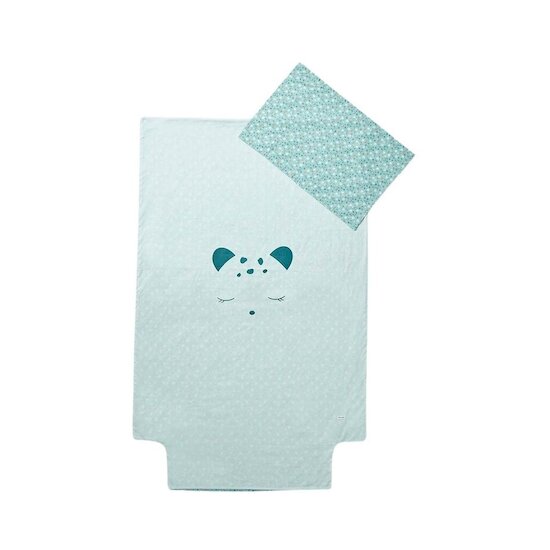  Petit à petit Parure de lit Au cœur de la jungle Eucalyptus  code EAN 3597521000024 