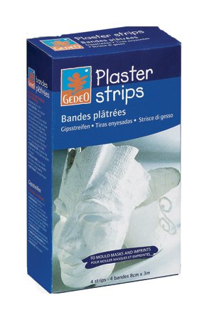 766312 gédéo moulage 4 bandes plâtrées 8 x 300 cm