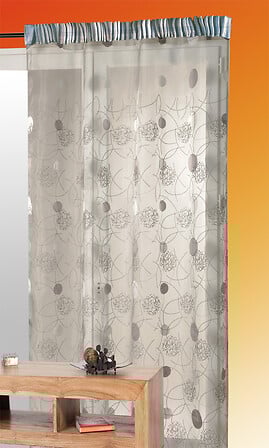 NATURIALES NATURIALES Panneau voilage Gris Luna Gallon fronceur 140x240 code EAN 3597738071565 