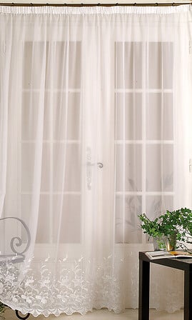 NATURIALES NATURIALES Panneau voile Alice Gallon fronceur 300x240 Blanc code EAN 3597738083568 