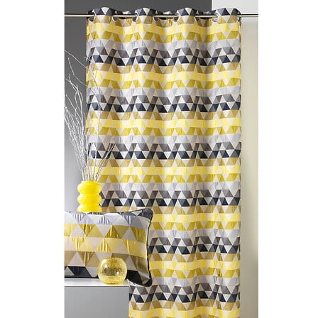 NATURIALES Rideau triangles - Bambou - 140x260 cm