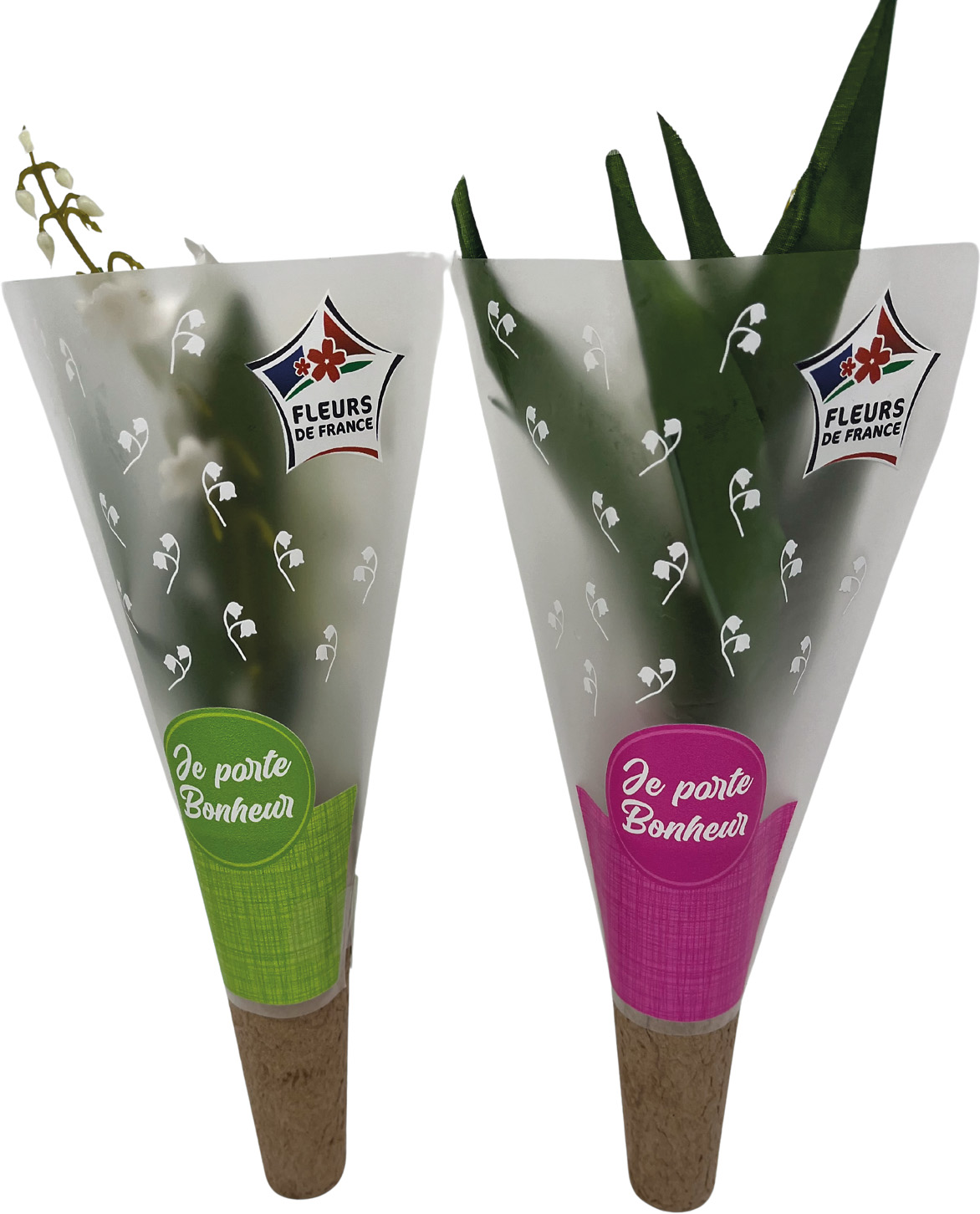  MUGUET 3 BRINS + 1 FEUILLE code EAN 3597854567898 