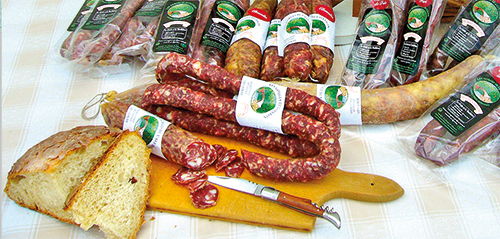 SAUCISSE SÈCHE PERCHE 3598698 SALAISONS LES GORGES  DE L'AVEYRON