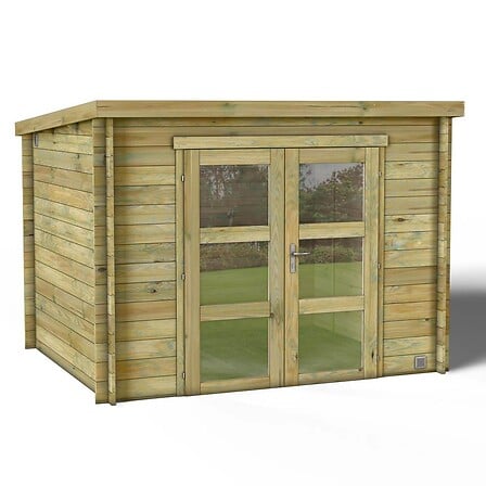 Abri de jardin bois Nicia Modern 6,2 m2