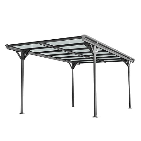Carport aluminium toit plat Lola – 15 m²