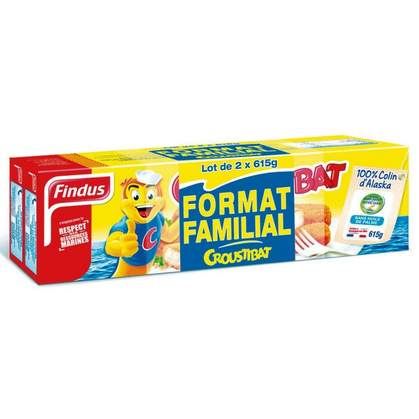 CROUSTIBAT SURGELÉ FINDUS