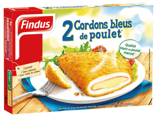 CORDONS BLEUS DE POULET SURGELÉS FINDUS