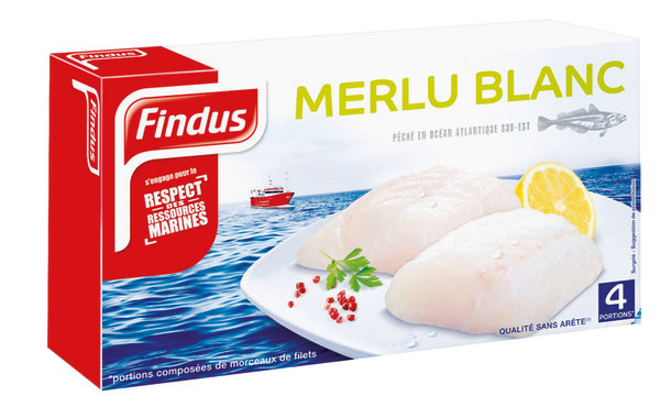 MERLU BLANC SURGELÉ FINDUS