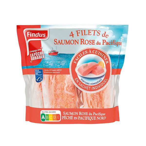 Filets de saumon du Pacifique surgelés