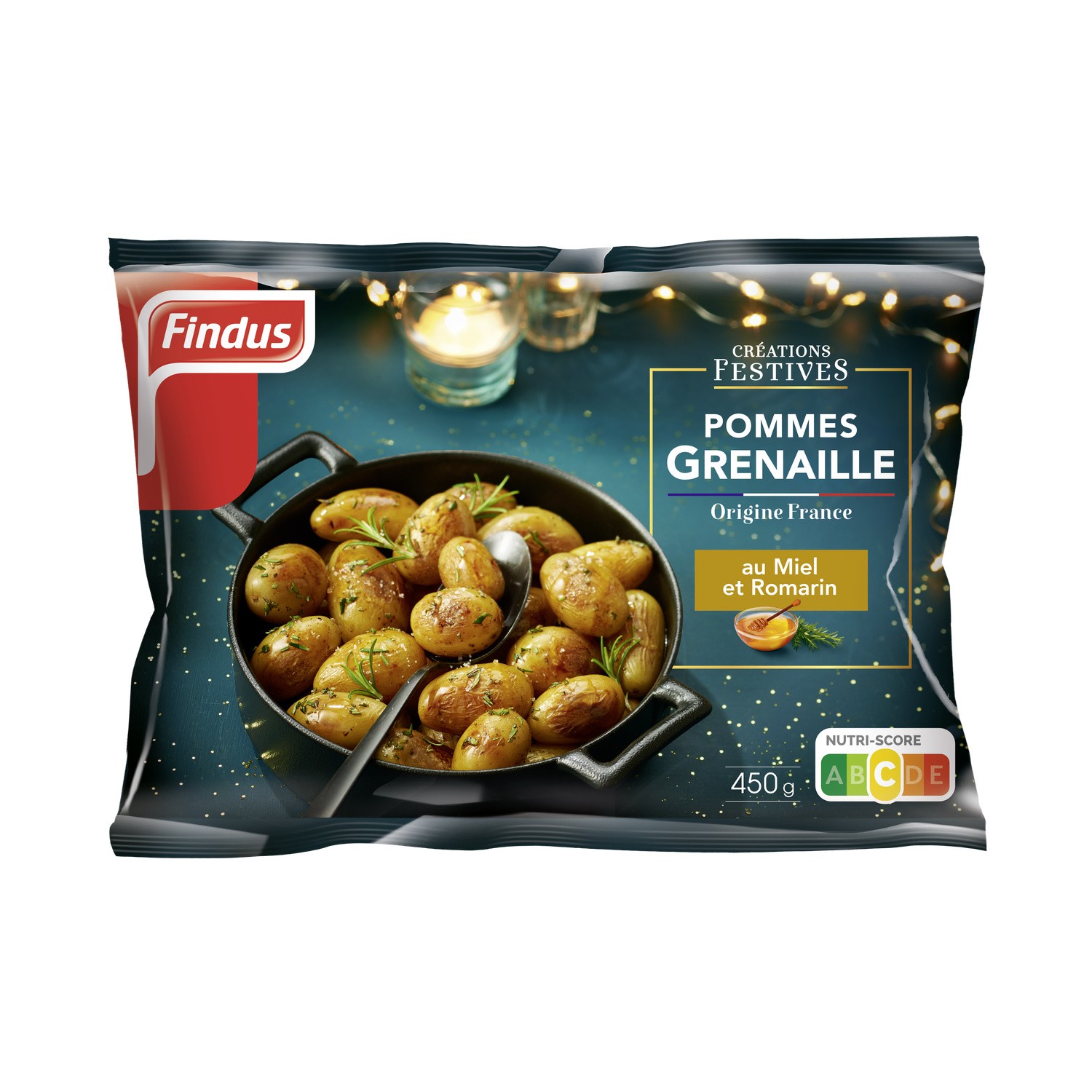 Pommes grenaille miel romarin  FINDUS