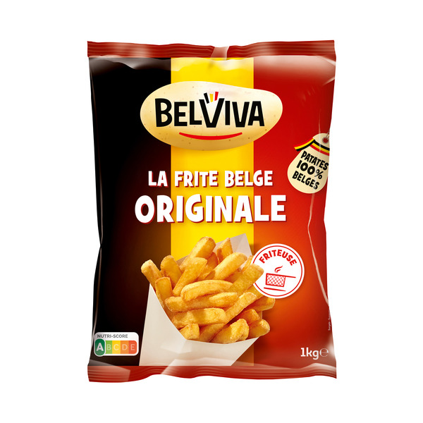 BELVIVA Frites Belges surgelées code EAN 3599741005766 