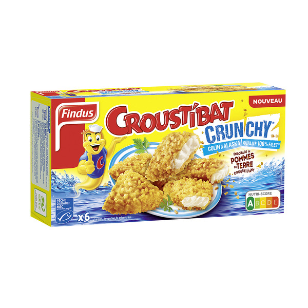 Poisson pané bâtonnets de colin