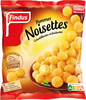 FINDUS POMMES NOISETTES SURGELÉES code EAN 3599741006428 
