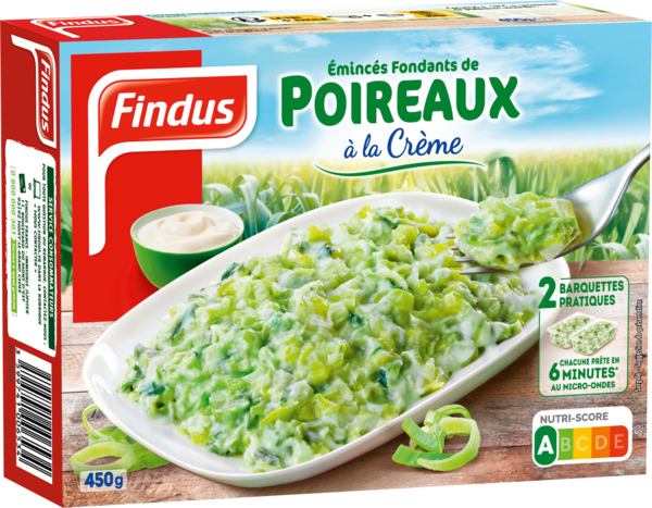 Poireaux À La Crème Surgelés Findus
