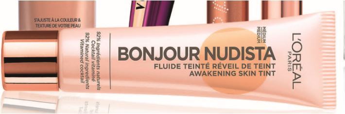 FLUIDE TEINTÉ “BONJOUR NUDISTA DE L’ORÉAL PARIS”