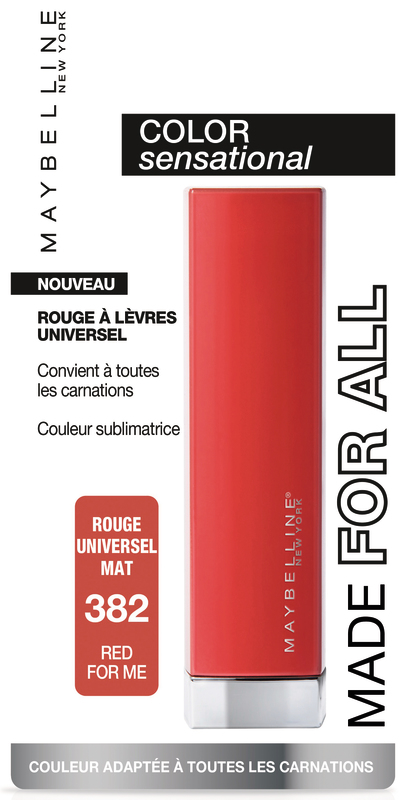 ROUGE A LÈVRES MADE FOR ALL 382 RED FOR ME Geme...