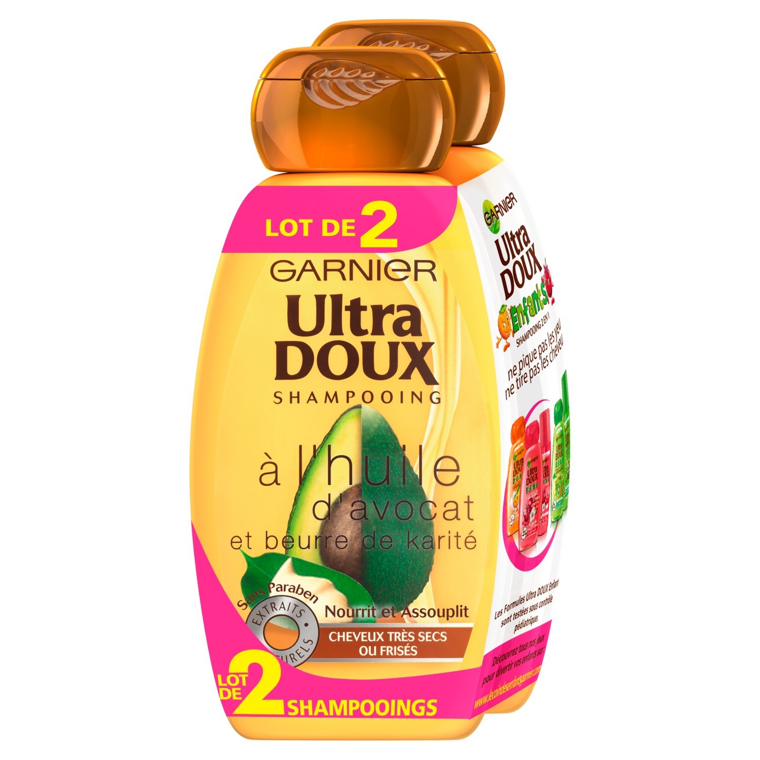 Shampooing avocat et beurre de karité ULTRA DOUX