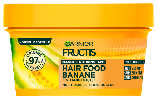 FRUCTIS MASQUE CHEVEUX BANANE
FRUCTIS code EAN 3600542613309 
