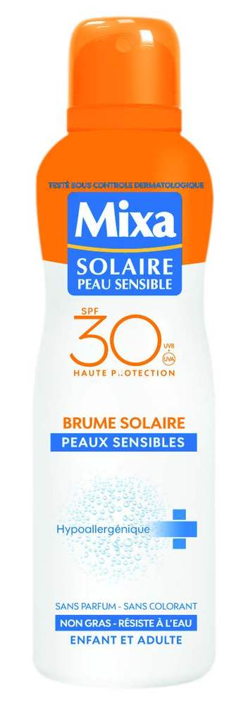 Brume solaire SPF30+ peau sensible