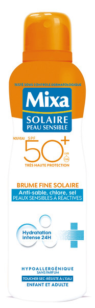 Brume solaire SPF50+ peau sensible