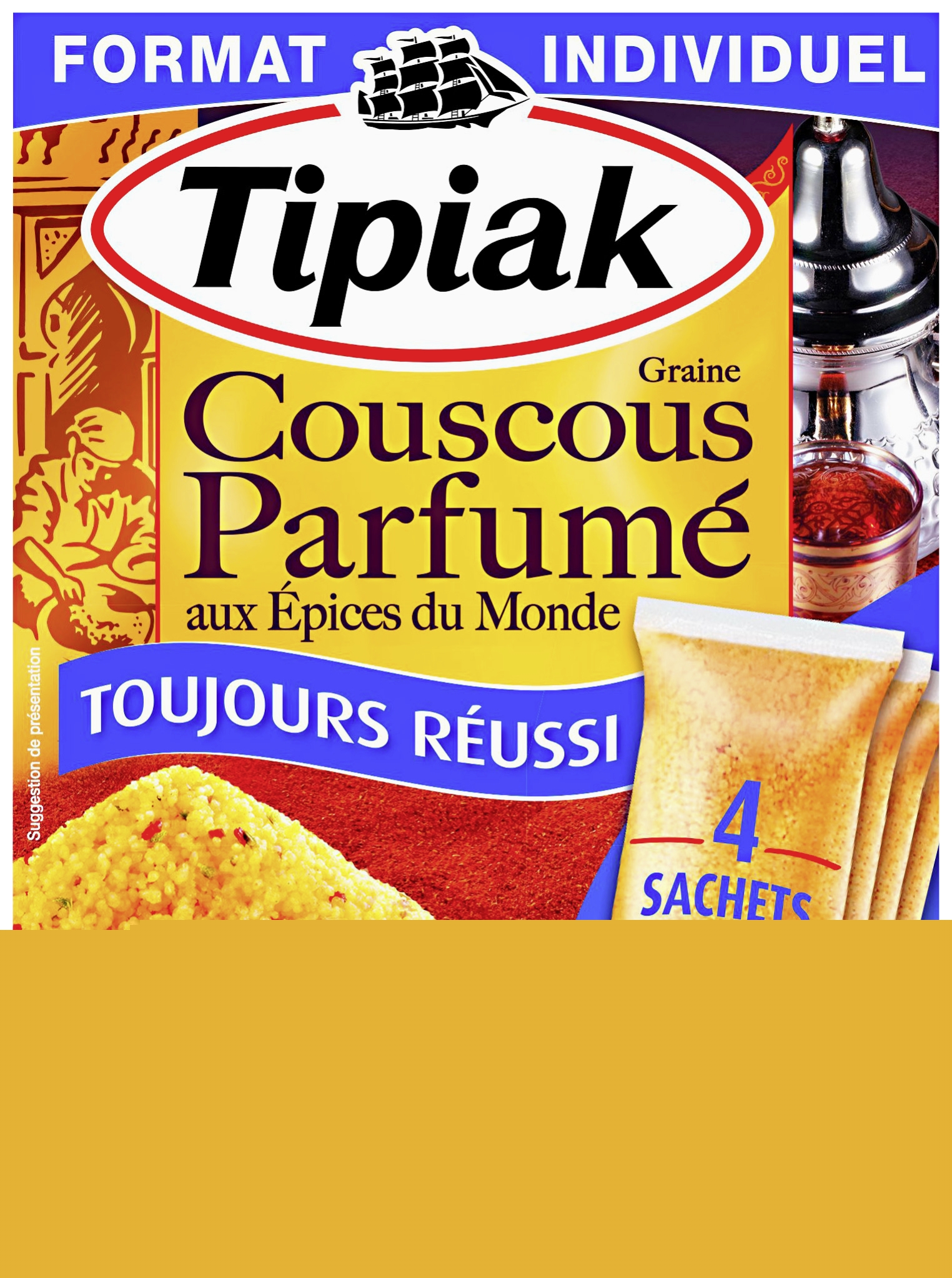 Couscous parfumé épices du monde Tipiak