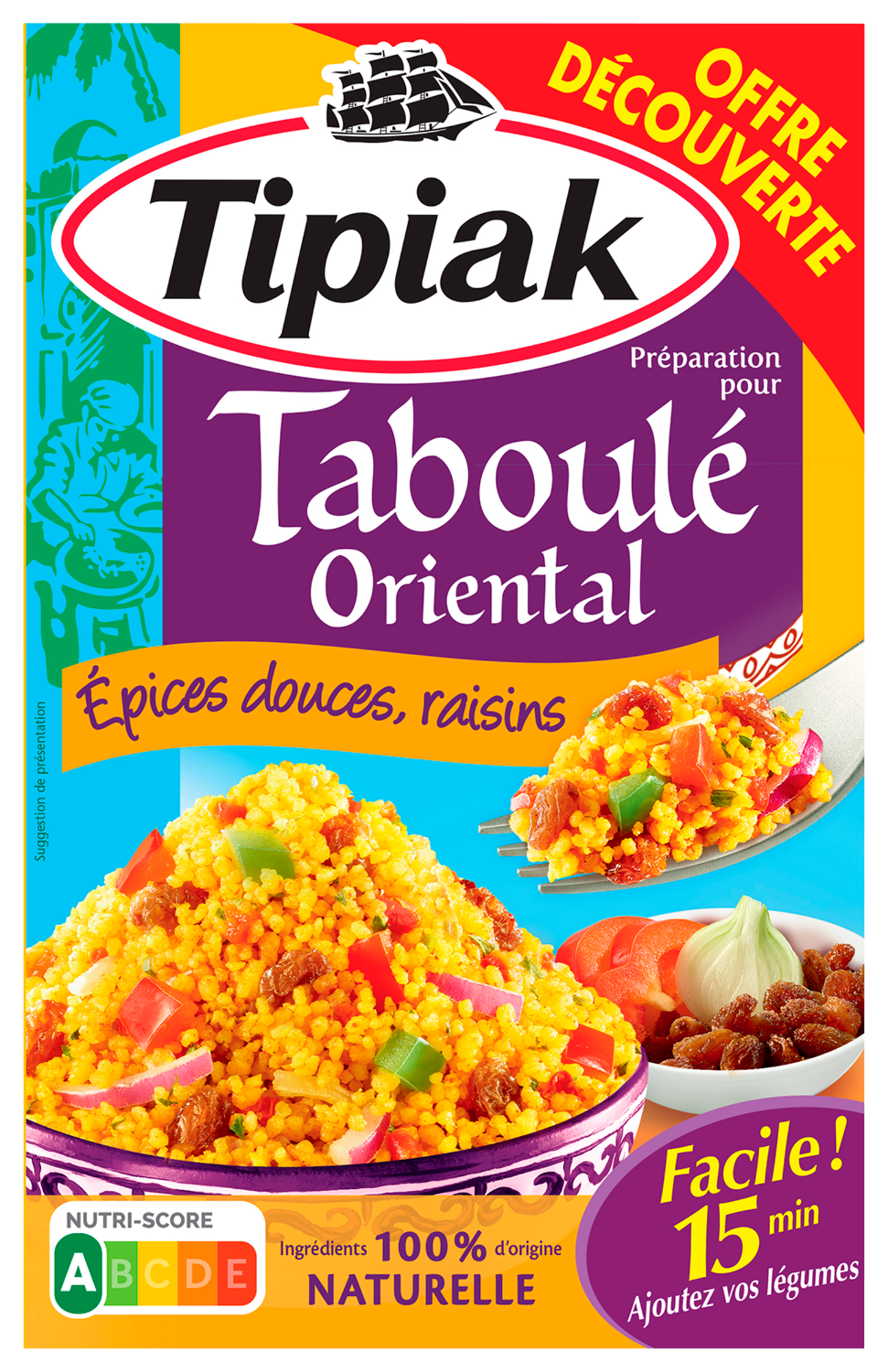 TIPIAK TABOULÉ code EAN 3600900022576 