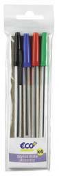 4 STYLOS BILLE “ECO+”