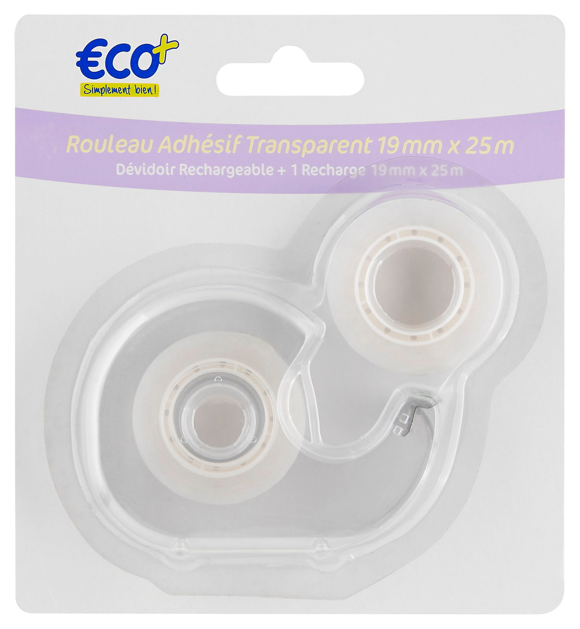 DÉVIDOIR TRANSPARENT + 1 RECHARGE