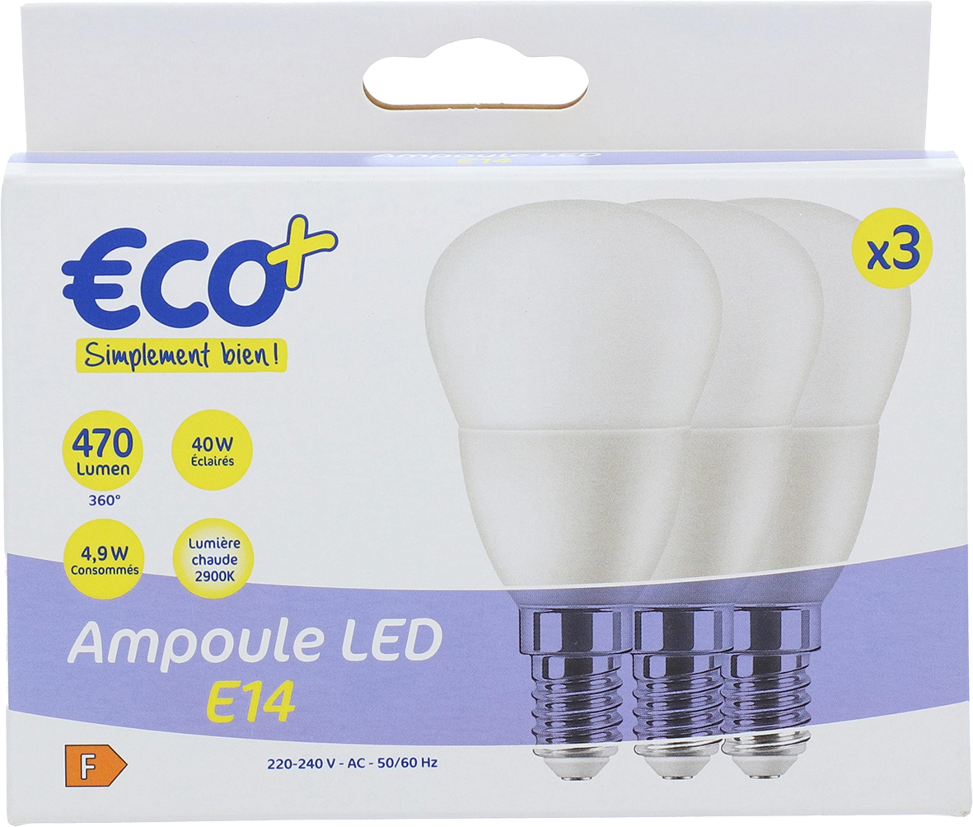 ECO+ LOT DE 3 AMPOULES code EAN 3601010101083 
