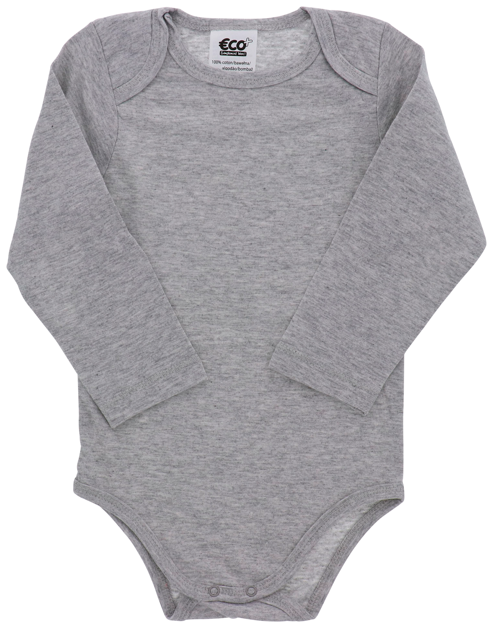 ECO+ Lot de 3 bodies manches longues bebe code EAN 3601010101595 