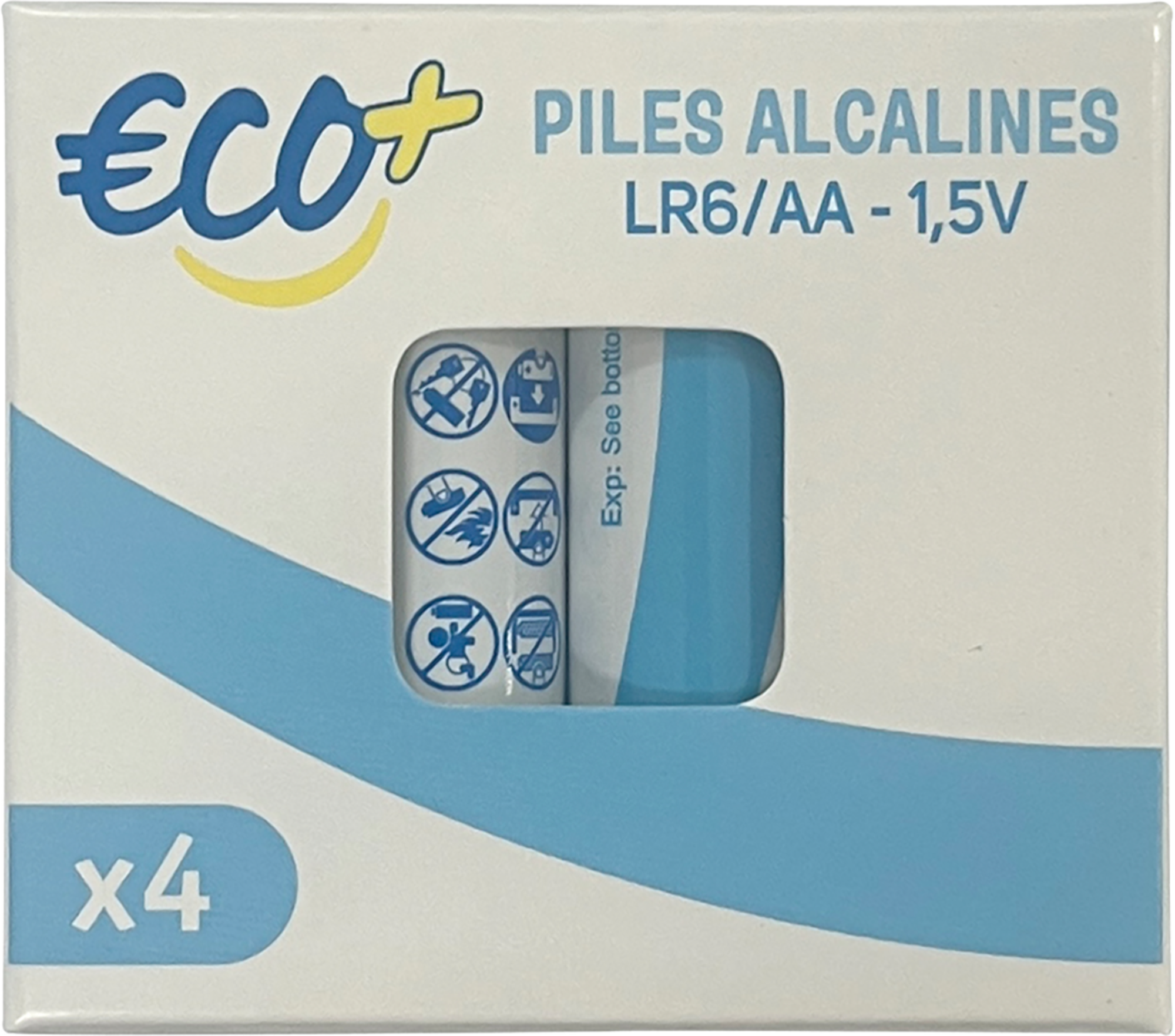 PILES ALCALINES  AA/LR06 X 4