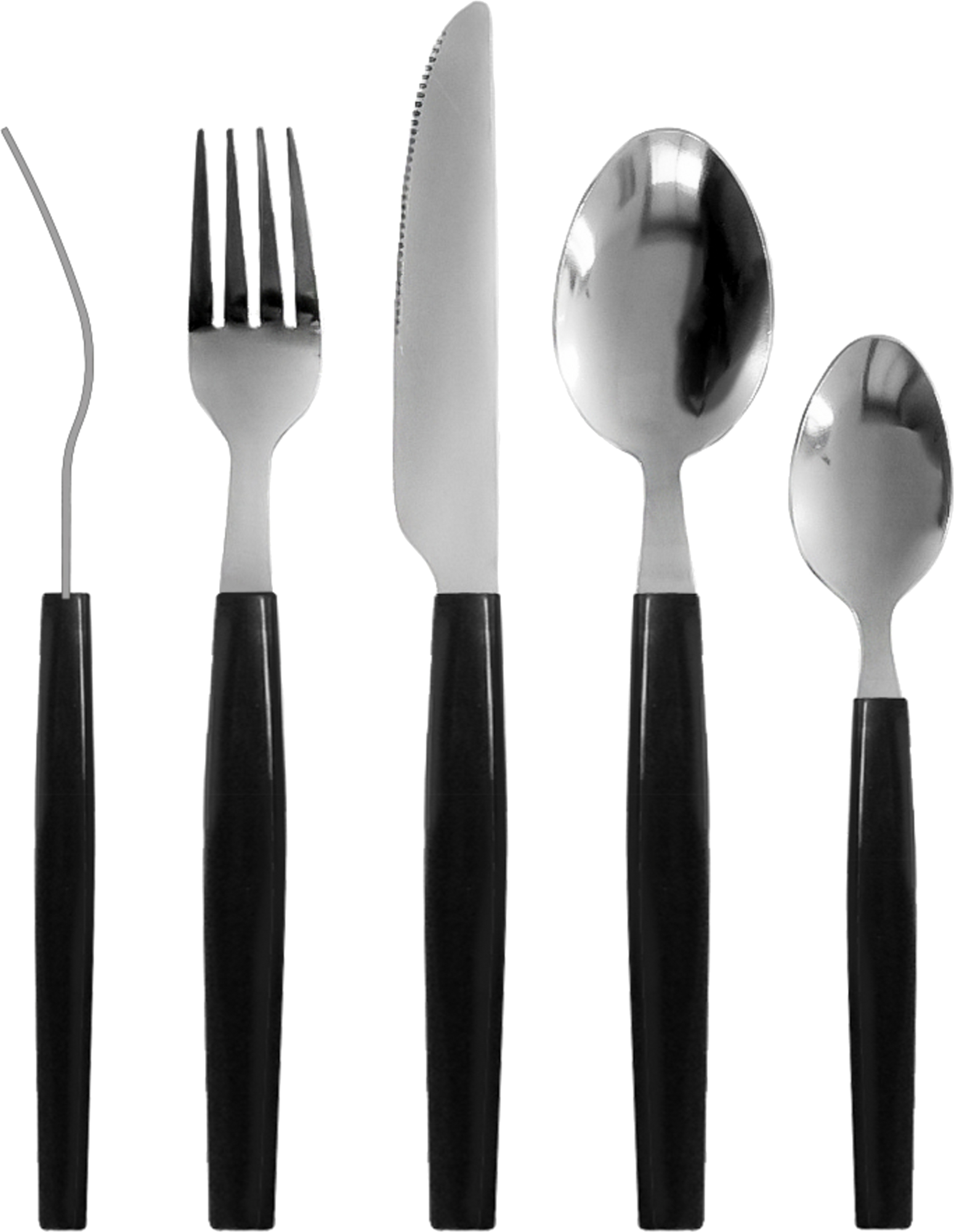 ECO+ MÉNAGÈRE 24 PIÈCES JADE NOIR code EAN 3601010103001 