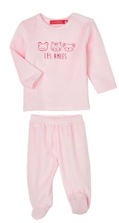 PYJAMA VELOURS BÉBÉ
