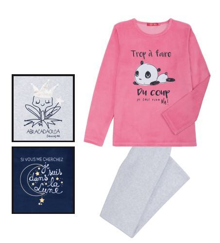 PYJAMA VELOURS JUNIOR 