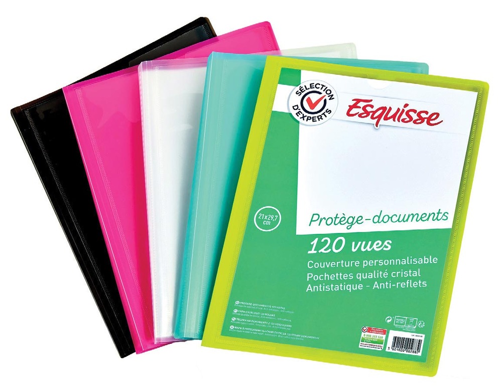PROTÈGE-DOCUMENTS 120 VUES