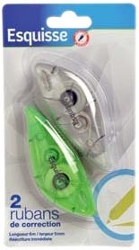 2 RUBANS CORRECTEUR 3601020389921 Esquisse 2 RUBANS CORRECTEUR 3601020389921 Esquisse