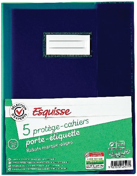 5 PROTÈGE-CAHIERS