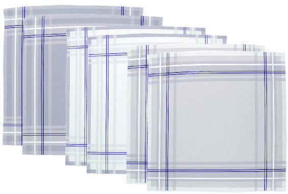 LOT DE 6 MOUCHOIRS 29 X 29 CM OU 40 X 40 CM 3601025288571 Tissaiarouge