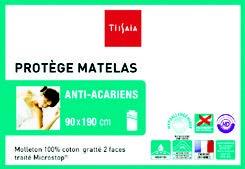 Protège matelas anti-acariens 3601025514724 TISSAIA