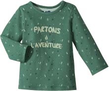 MR2 TEE-SHIRT MANCHES LONGUES BÉBÉ "MOTS D'ENFANTS BIO" “MOTS D'ENFANTS”(2) code EAN 3601025605798 