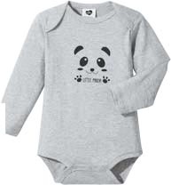 LOT DE 7 BODIES MANCHES LONGUES BIO(2) “MOTS D'...