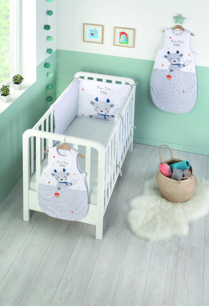 GIGOTEUSE RÉGLABLE VELOURS OU TOUR DE LIT “MOTS...