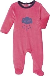 LOT DE 2 DORS BIEN VELOURS BÉBÉ 