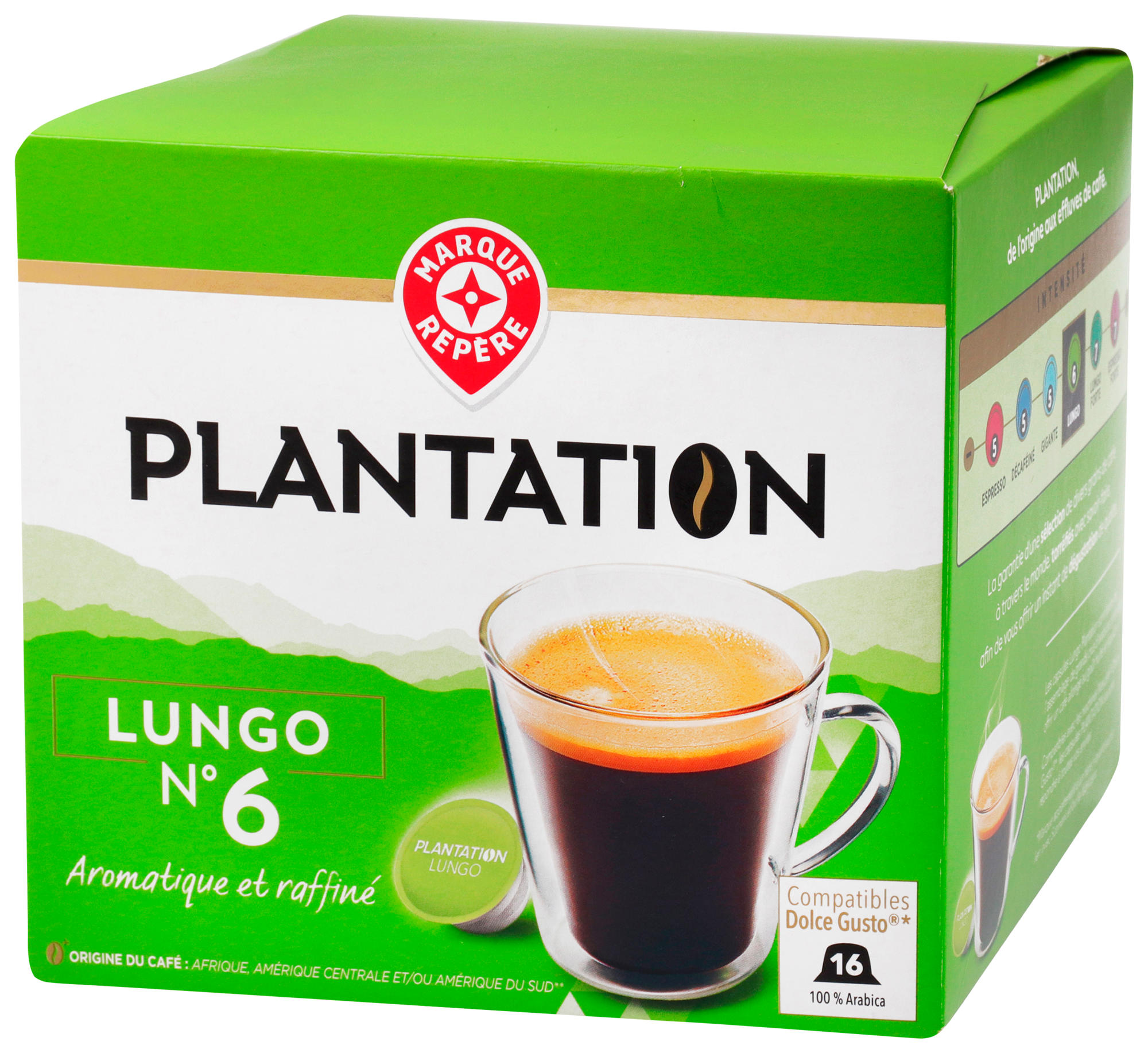 CAPSULES DE CAFÉ LUNGO 