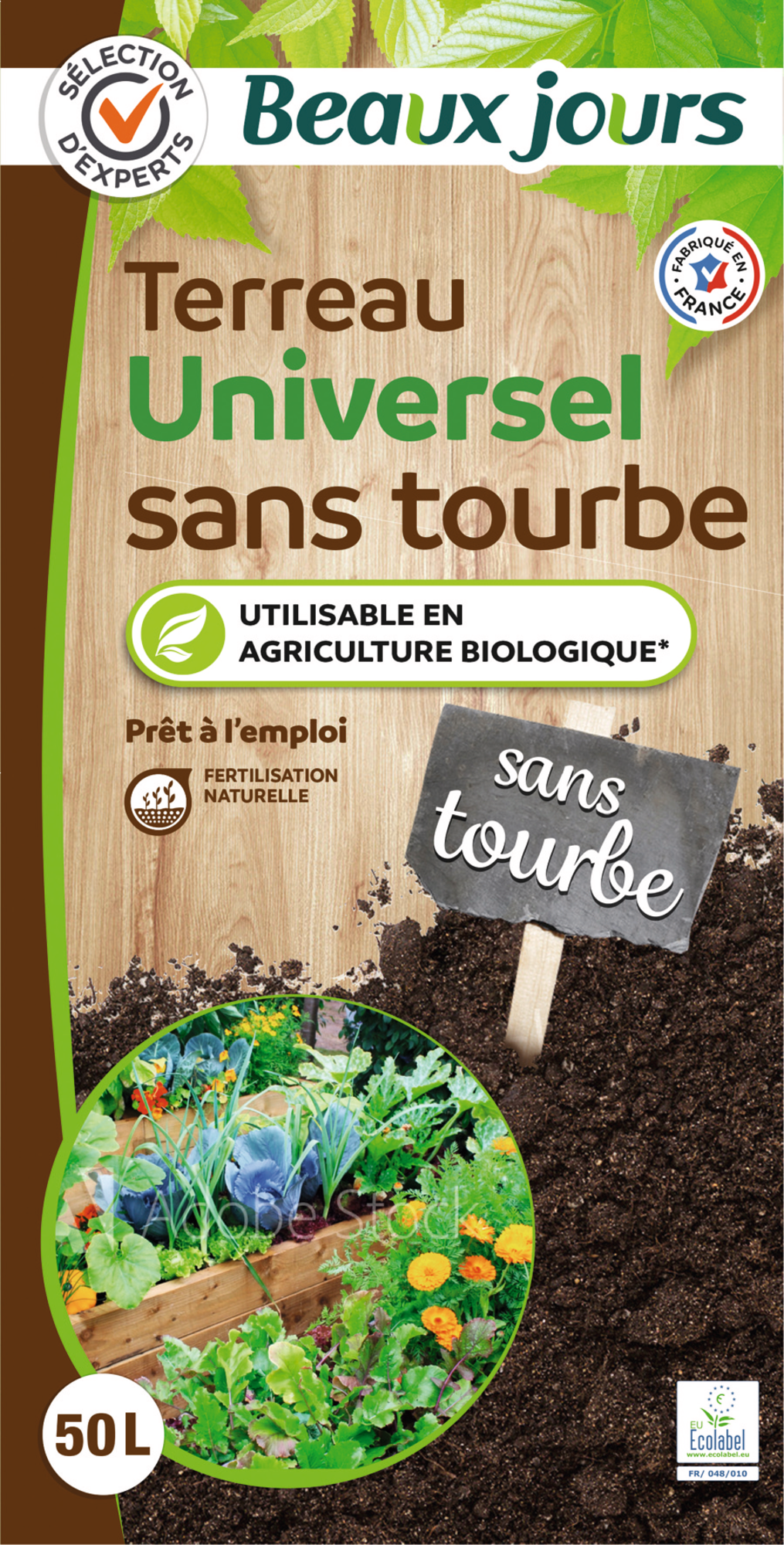 BEAUX JOURS Terreau universel code EAN 3601028507501 